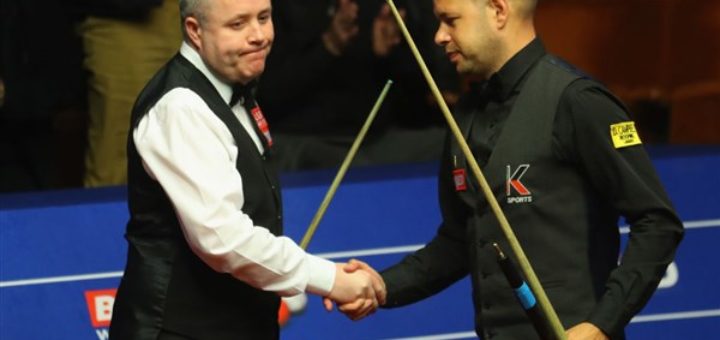 Barry Hawkins und John Higgins